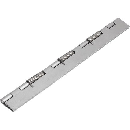 KIPP Spring Hinge Spring Closed A=40, B=240, Form:A Without Hole, Steel Bright K1177.4024010